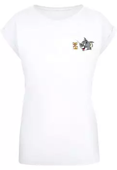 Рубашка ABSOLUTE CULT Tom And Jerry - Classic Heads, белый