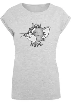 Рубашка ABSOLUTE CULT Tom and Jerry - Nope, серый