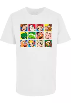 Рубашка ABSOLUTE CULT Toy Story - Character Squares, белый