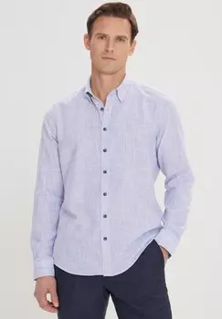 Рубашка AC&CO / ALTINYILDIZ CLASSICS, синяя