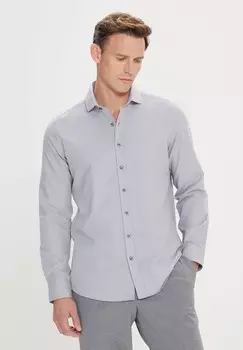 Рубашка AC&CO / ALTINYILDIZ CLASSICS, светло-серый