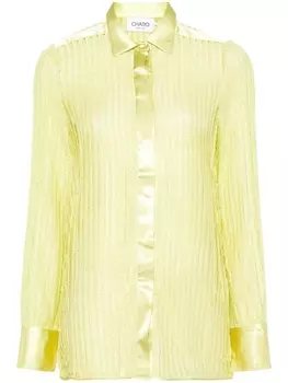 Рубашка Achty с кружевной отделкой Charo Ruiz Ibiza, зеленая