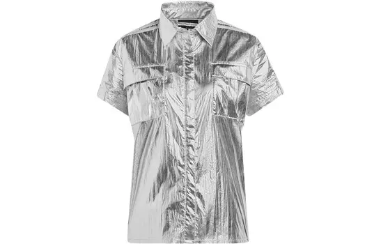Рубашка Adidas Ivy Park Metallic Plus Size Silver Metallic Adidas Originals