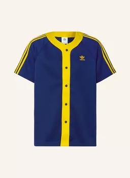 Рубашка adidas Originals Comfort Fit aus Piqu, темно-синий