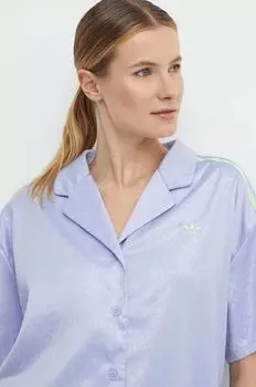 Рубашка adidas Originals, фиолетовый