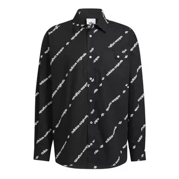 Рубашка Adidas Originals Long-Sleeved, черный