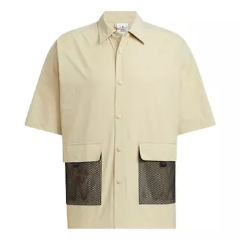 Рубашка Adidas originals SS22 Logo HR6468, кремовый