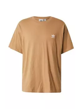 Рубашка ADIDAS ORIGINALS Trefoil Essentials, светло-коричневый