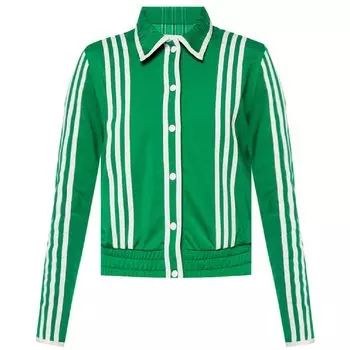 Рубашка Adidas Originals X Ji Won Choi Belted Track, зеленый/белый