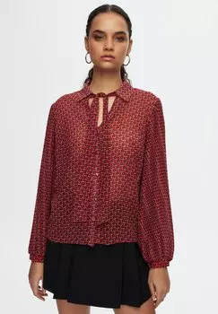 Рубашка adL, фиолетовый/мультиколор