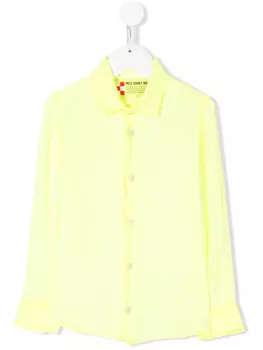 Рубашка Agnes 94 с длинными рукавами MC2 Saint Barth Kids, желтый
