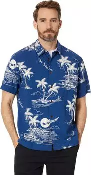 Рубашка Ahi Holiday Short Sleeve Woven Quiksilver, цвет Ahi Holiday Estate Blue