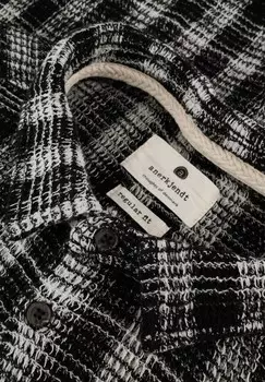 Рубашка AKLOUIS STRUCTURE Anerkjendt, черный