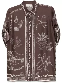 Рубашка ALEMAIS Sammy, коричневый
