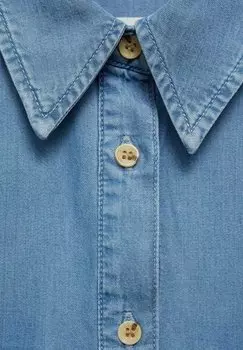 Рубашка Alessia Mango, небесный