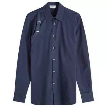 Рубашка Alexander Mcqueen Harness Shirt, цвет Ink Blue