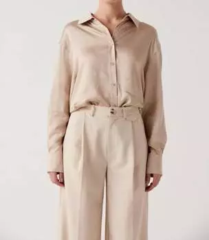 Рубашка Alexis на пуговицах цвета Camel Sophie Rue