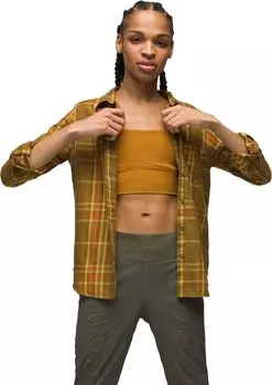 Рубашка Alfie Flannel Prana, цвет Peat