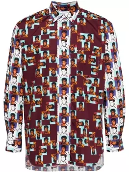 Рубашка Ali из коллаборации с Andy Warhol Comme Des Garons Shirt, фиолетовый