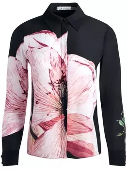 Рубашка alice + olivia willa, черный