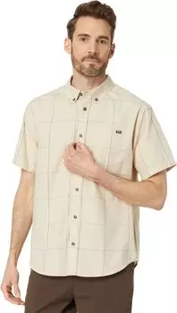 Рубашка All Day Plaid Short Sleeve Woven Billabong, песок