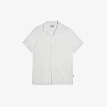 Рубашка Allbury с круговой вышивкой Ted Baker, белый