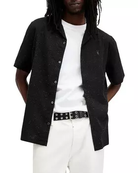 Рубашка ALLSAINTS Bryant Camp, черный