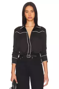 Рубашка ALLSAINTS Cece, цвет Black & White