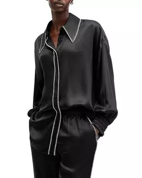 Рубашка ALLSAINTS Чарли Стич, черный