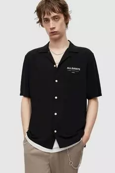 Рубашка AllSaints, черный