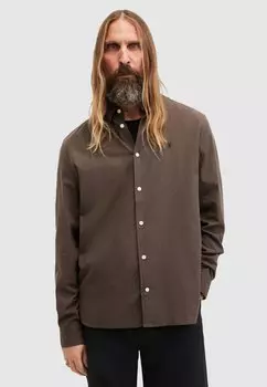Рубашка AllSaints, коричневый