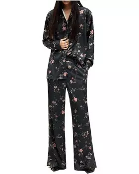 Рубашка AllSaints Louisa Tanana, черный