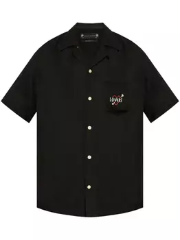 Рубашка AllSaints Lovers, черный
