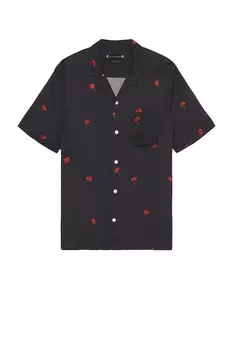 Рубашка ALLSAINTS Poppies, цвет Jet Black