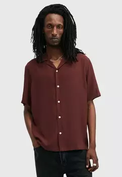 Рубашка AllSaints, темно-красный