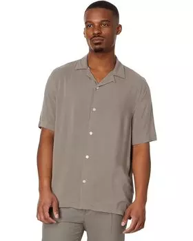 Рубашка AllSaints Venice ss Shirt, коричневый