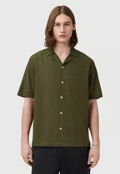 Рубашка AllSaints, зеленый