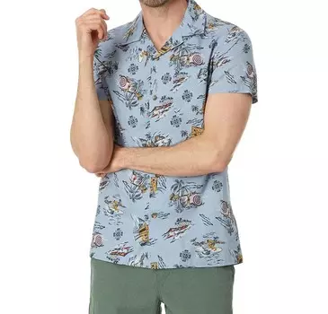 Рубашка Aloha Blue Palms Pendleton