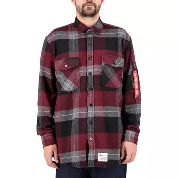 Рубашка Alpha Industries Flannel, красный