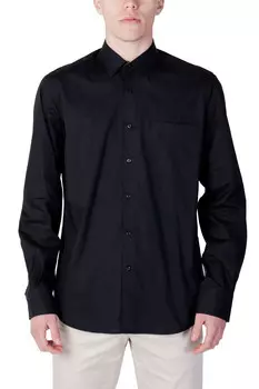 Рубашка Alviero Martini Prima Classe хлопковая, черный