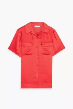 Рубашка Amaia из шелкового атласа EQUIPMENT, папайя