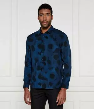 Рубашка эмеро 10268451 01 Straight fit Hugo, синий