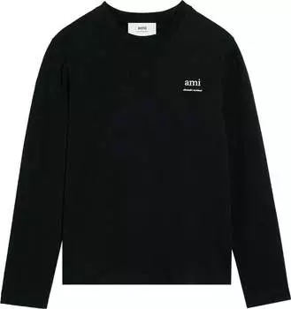 Рубашка Ami AM Long-Sleeve 'Black', черный