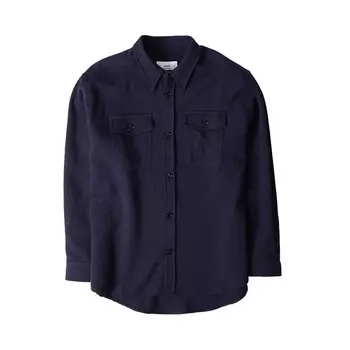 Рубашка Ami Chest Pocket Overshirt, синий