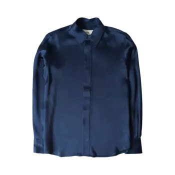 Рубашка Ami Long-Sleeve 'Nautic Blue', синий