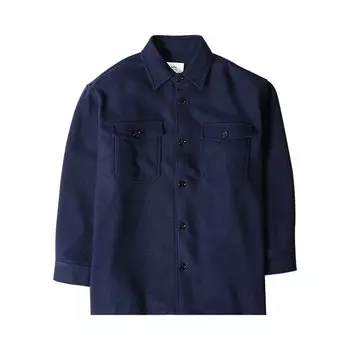 Рубашка Ami Maxi Overshirt, синий
