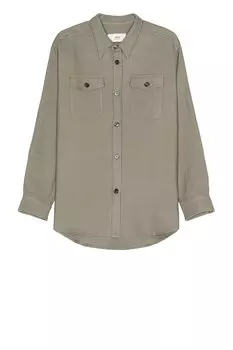Рубашка Ami Overshirt, цвет Taupe