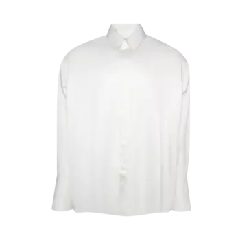 Рубашка Ami Oversize 'Ivory', белый