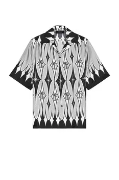 Рубашка Amiri Argyle, черный