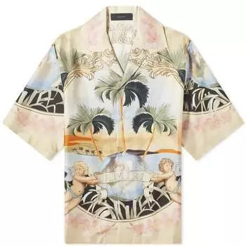 Рубашка Amiri Silk Cherub Vacation, мультиколор